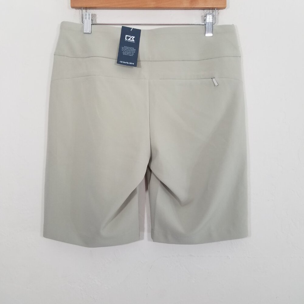 NWT Cutter & Buck CB DryTec 50 UPF Pull-On Shorts Zip Pockets Size M - Picture 4 of 7